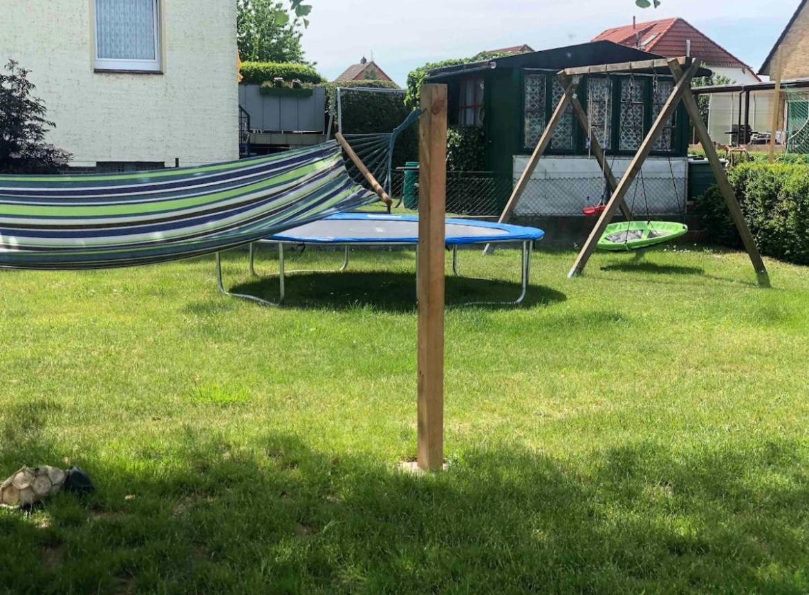Kleine Gemuetliche Einliegerwohnung Mit Garten Und Pool Nordstemmen Esterno foto
